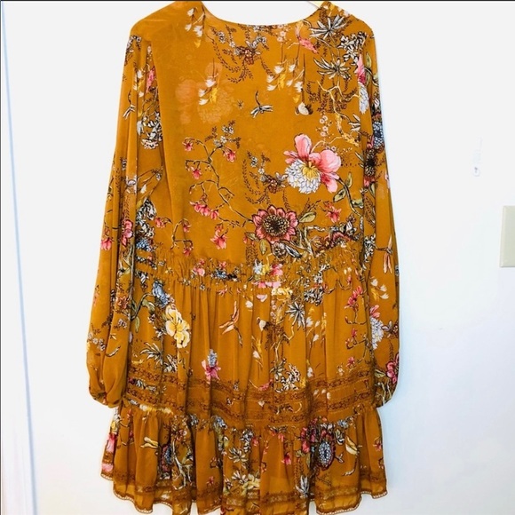 Free People Cherry Blossom Mini Dress Topaz NWT - Picture 3 of 3